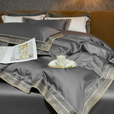 Luxury Embroidery Soft Smooth Egyptian Cotton Bedding Set | Yedwo